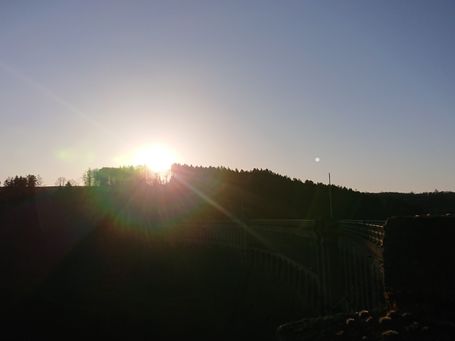 Sonneuntergang in Breckerfeld